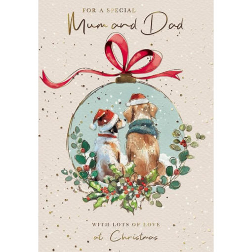 Picture of FOR A SPECIAL MUM & DAD CHRISTMAS CARD